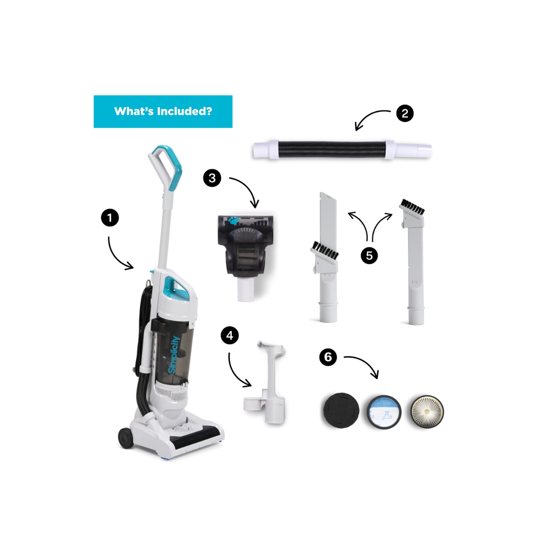 Simplicity SVPET Clean Air Bagless Pet Upright Vacuum