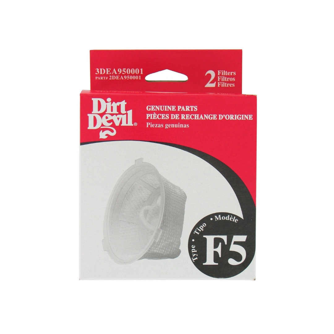 Dirt Devil Type F5 Filter (2-Pack)