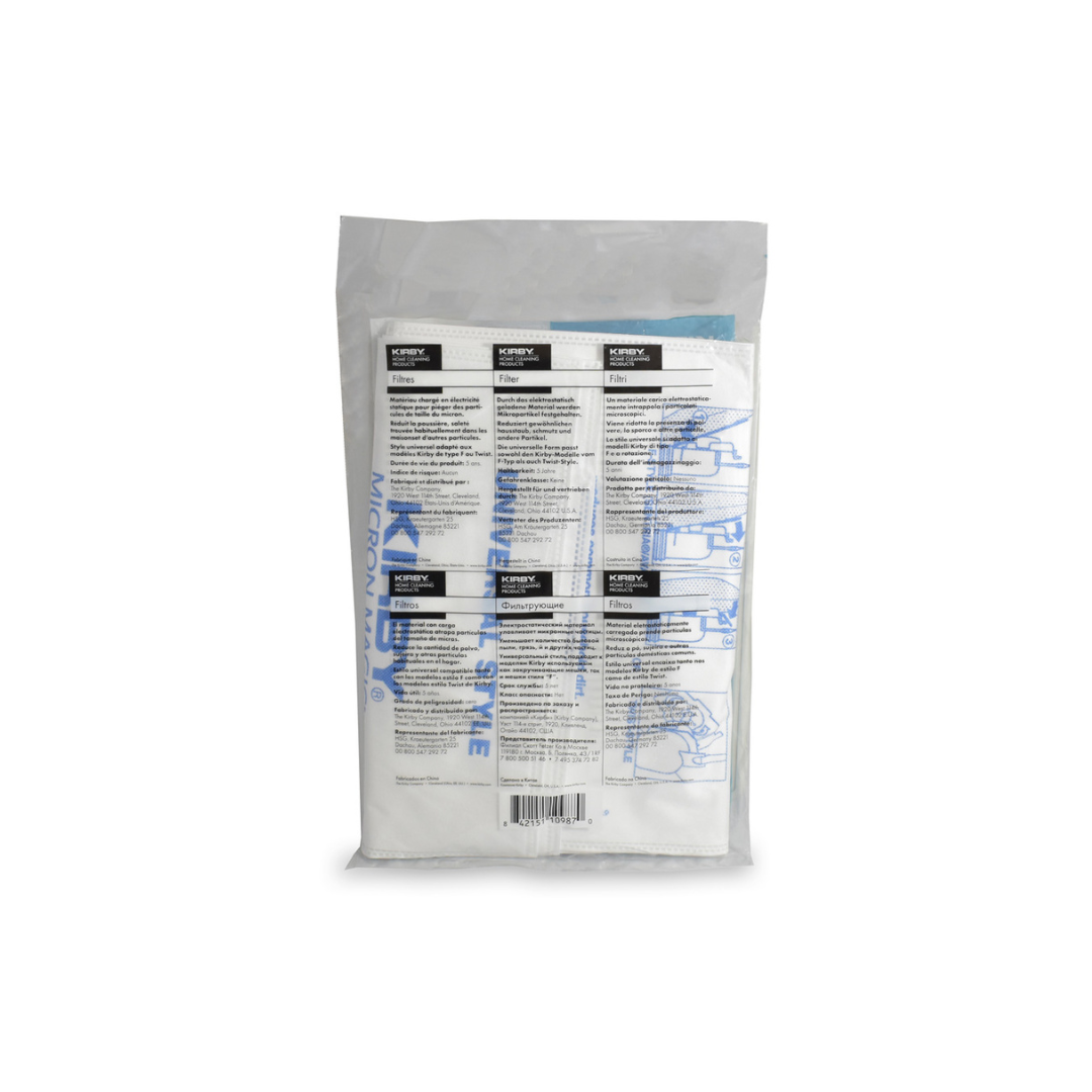 Kirby F-Style/Twist-Style Micron Magic Bags (2-Pack)