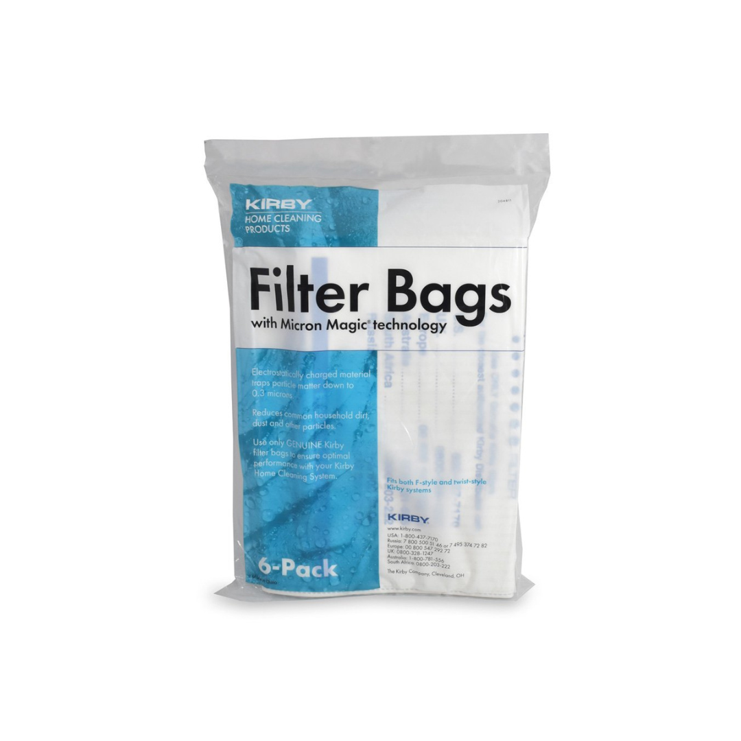 Kirby F-Style/Twist-Style Micron Magic Bags (6-Pack)