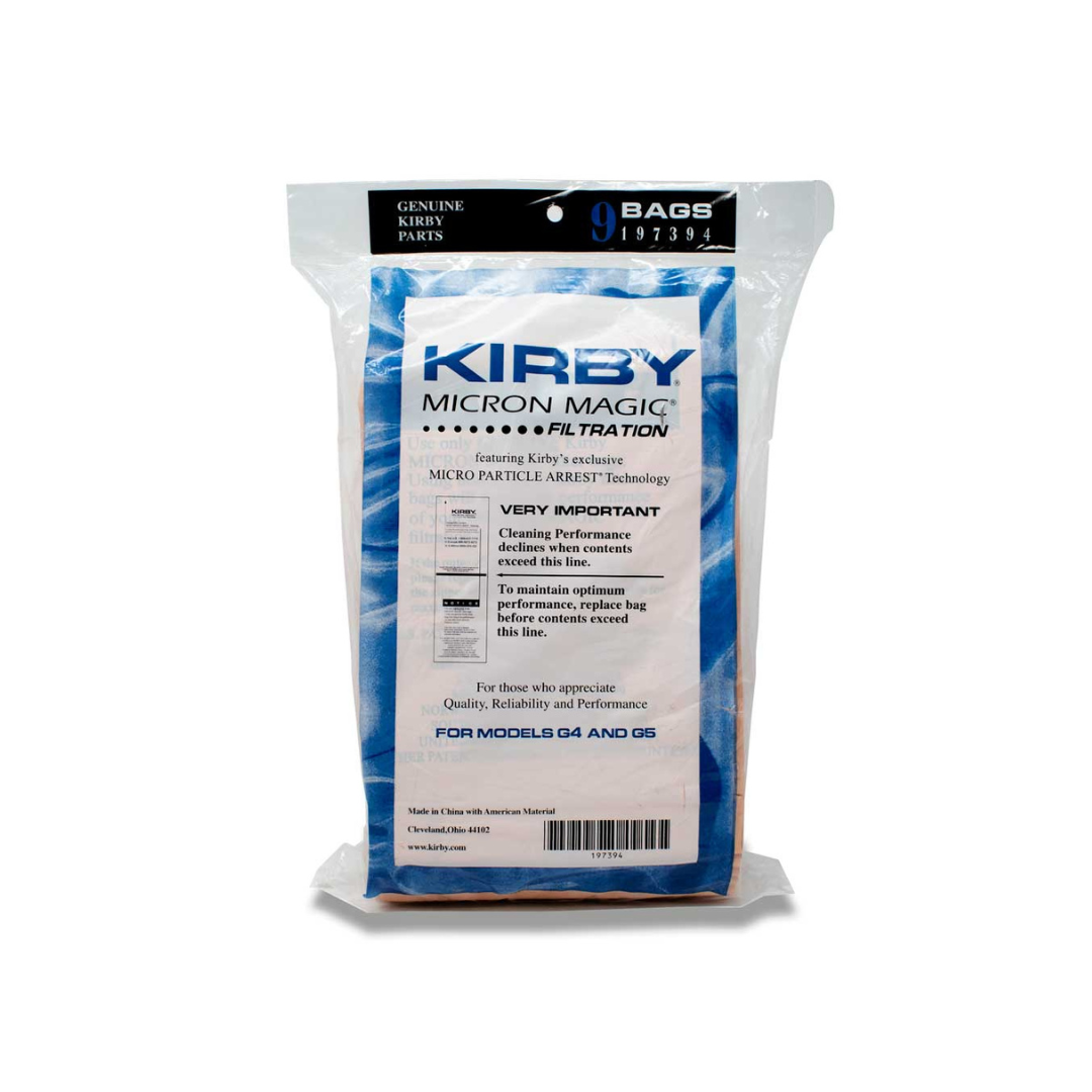 Kirby G4/G5/GSIX Twist-Style Bags (9-Pack)