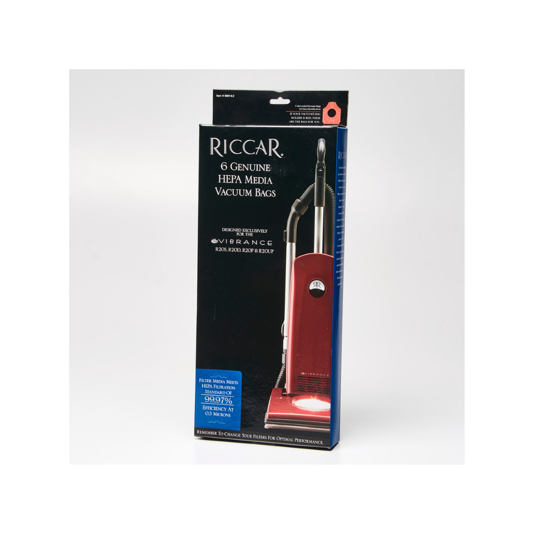 Riccar Type M HEPA Media Bags (6-Pack)