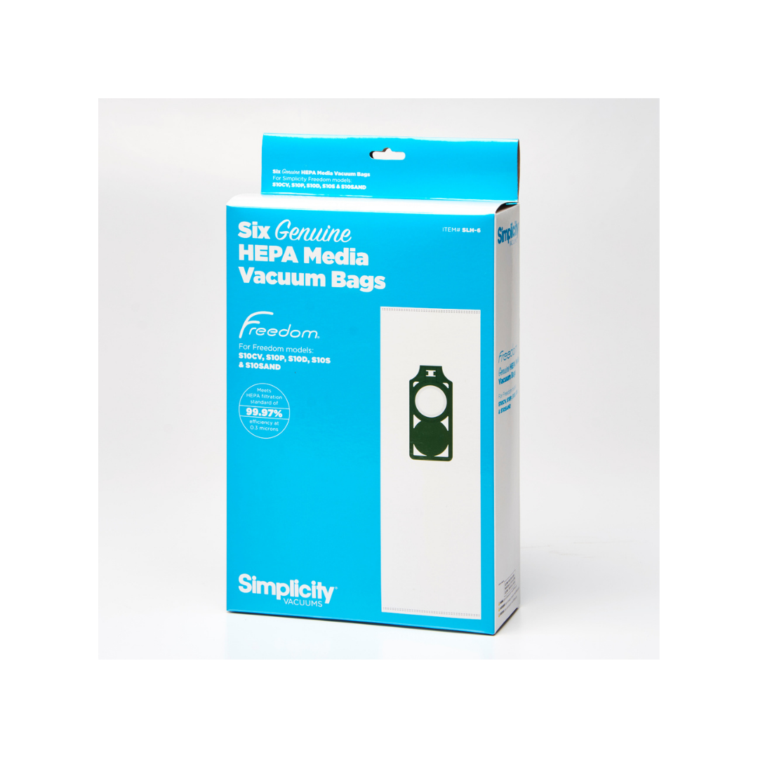 Simplicity Freedom S10 Models HEPA Media Bags (6-Pack)