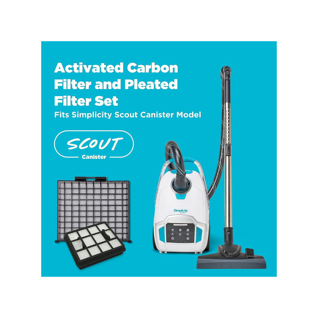 Simplicity Scout & Scout Plus Canister Vacuum Filter Set