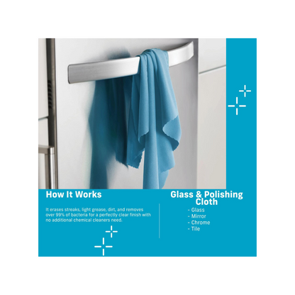 E-Cloth Glass & Polishing Cloths (4-Pack)