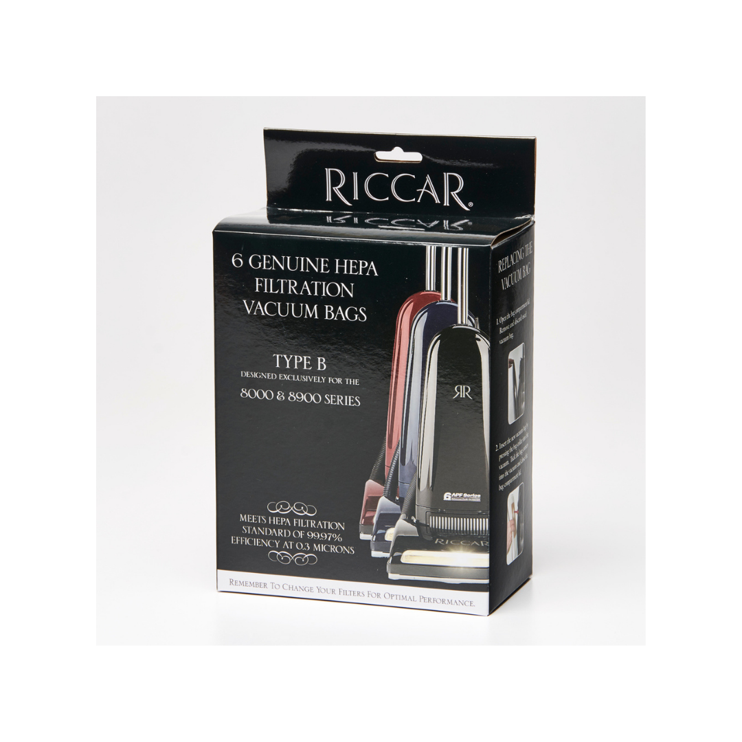 Riccar Type B HEPA Media Bags (6-Pack)