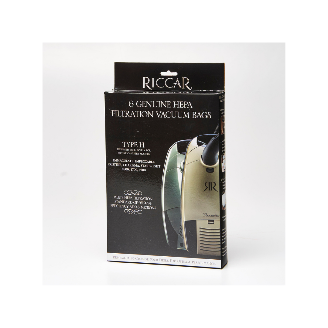 Riccar Type H HEPA Media Bags (6-Pack)