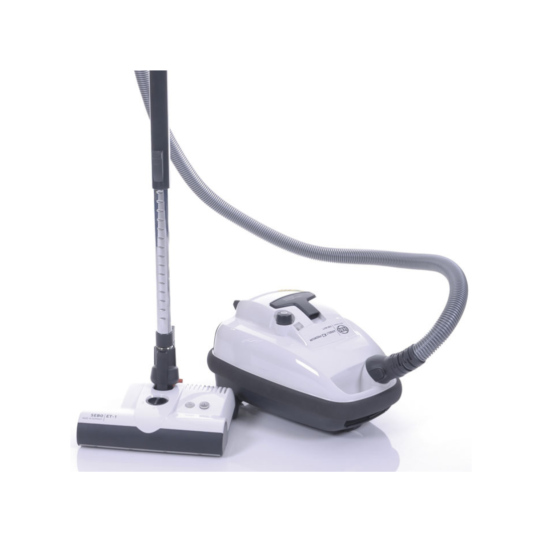 SEBO AIRBELT K3 Premium Canister Vacuum Cleaner - White - 90692AM1 –  Supervacuums